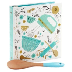 Hallmark Baking Icons Recipe Organizer Book With Wooden Spoon -Kitchen Supplies Sale Baking Icons Recipe Organizer Book With Wooden Spoon 1TOG1025 04