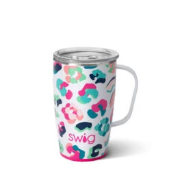Swig Party Animal Stainless Steel Travel Mug, 18 Oz.