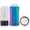 BruMate Rainbow Titanium Stainless Steel 3-in-1 Can Cooler, 12/16 Oz.