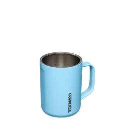 Corkcicle Santorini Blue Stainless Steel Coffee Mug, 16 Oz. 5 Corkcicle Santorini Blue Stainless Steel Coffee Mug, 16 Oz. -Kitchen Supplies Sale Corkcicle Aqua Blue Stainless Steel Mug With Lid 2516SAN 03