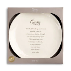 Demdaco Ceramic Giving Plate, 9.5" -Kitchen Supplies Sale Demdaco Ceramic Giving Plate 1004100086 03