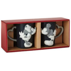 Hallmark Disney Mickey And Minnie Kissyface Mugs, Set Of 2 -Kitchen Supplies Sale Disney Mickey and Minnie Kissyface Mug Set 1DYG2045 03
