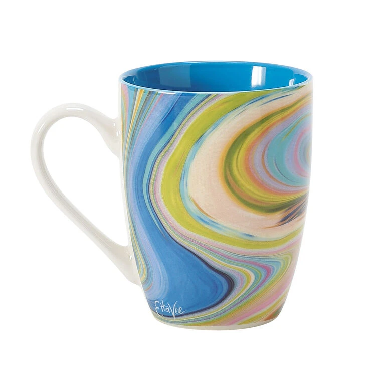 Enesco EttaVee In The Groove Mug, 12 Oz. 1 Enesco EttaVee In The Groove Mug, 12 Oz.