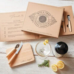 Garnish Tools In Cardboard Book Box, Set Of 3 -Kitchen Supplies Sale Garnish Tools in Cardboard Book Box G5272 04