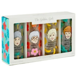 Hallmark The Golden Girls Glasses, Set Of 4 -Kitchen Supplies Sale Golden Girls Drinking Glasses Set of 4 1GOL1049 03