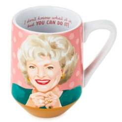 Hallmark Rose The Golden Girls You Can Do It Mug, 15 Oz. -Kitchen Supplies Sale Golden Girls Rose Mug 1GOL1036 03