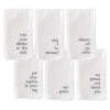 Good Manners White Cloth Napkins, Set Of 6