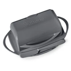 Gray Butterie Flip-Top Butter Dish 6 Gray Butterie Flip-Top Butter Dish -Kitchen Supplies Sale Gray Plastic FlipTop Butter Dish With Knife BTRGRY1010 03