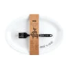 Mud Pie BBQ Serving Platter & Silicone Brush, Set Of 2