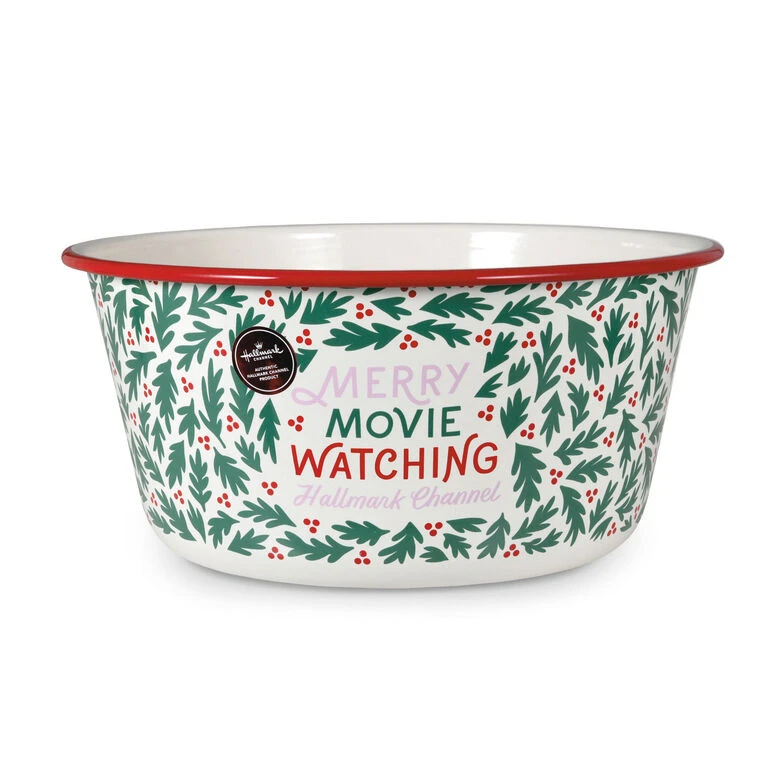 Hallmark Channel Merry Movie Watching Popcorn Bowl 1 Hallmark Channel Merry Movie Watching Popcorn Bowl