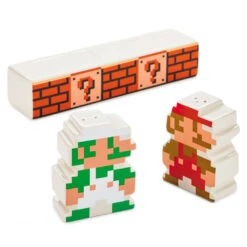 Hallmark Nintendo Super Mario Bros.® Mario And Luigi Salt And Pepper Shakers, Set Of 3 5 Hallmark Nintendo Super Mario Bros.® Mario And Luigi Salt And Pepper Shakers, Set Of 3 -Kitchen Supplies Sale Nintendo Super Mario Luigi Salt And Pepper Shaker Set 1NIT1001 03