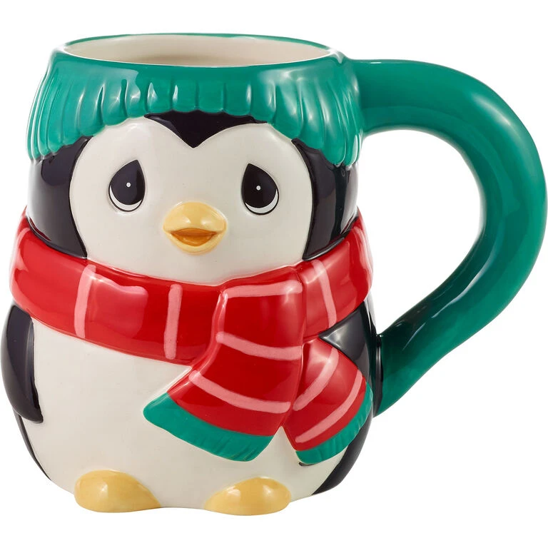 Precious Moments Fa-La-La Penguin Mug, 14 Oz. 1 Precious Moments Fa-La-La Penguin Mug, 14 Oz.