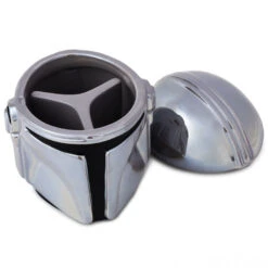 Hallmark Star Wars: The Mandalorian™ Helmet Sculpted Ceramic Caddy -Kitchen Supplies Sale Star Wars Mandalorian Sculpted Helmet Ceramic Jar 1SHP2163 03