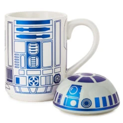 Hallmark Star Wars™ R2-D2™ Mug With Sound, 14 Oz. -Kitchen Supplies Sale Star Wars R2D2 Ceramic Mug With Sound Effects Lid 1SHP2166 03