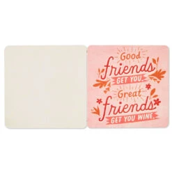 Hallmark Stop And Smell The Rosé: 20 Coasters Celebrating Friends (And Wine) Book -Kitchen Supplies Sale Stop and Smell the Ros Book With Coasters 1BOK1574 04
