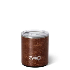 Swig Leather Lowball Tumbler, 12 Oz.