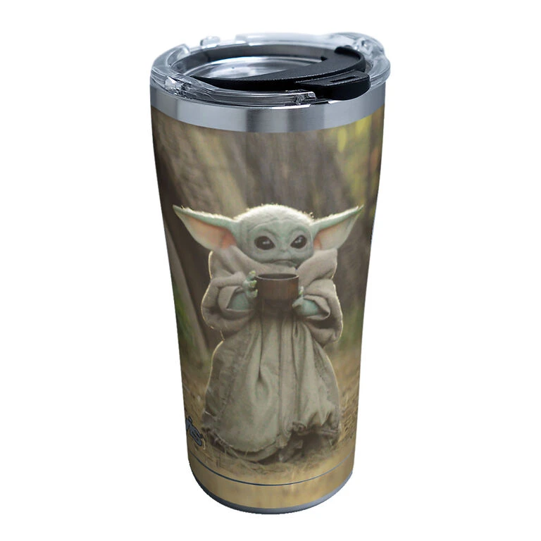 Tervis Star Wars: The Mandalorian The Child Sipping Soup Stainless Steel Tumbler, 20 Oz. 1 Tervis Star Wars: The Mandalorian The Child Sipping Soup Stainless Steel Tumbler, 20 Oz.