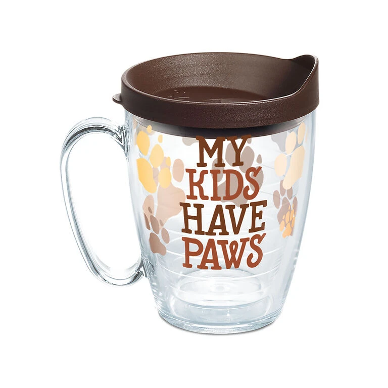 Tervis My Kids Have Paws Mug, 16 Oz. 1 Tervis My Kids Have Paws Mug, 16 Oz.