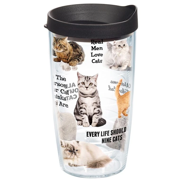 Tervis® Cat Sayings Tumbler, 16 Oz. 1 Tervis® Cat Sayings Tumbler, 16 Oz.